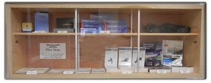 Pilot Shop display case